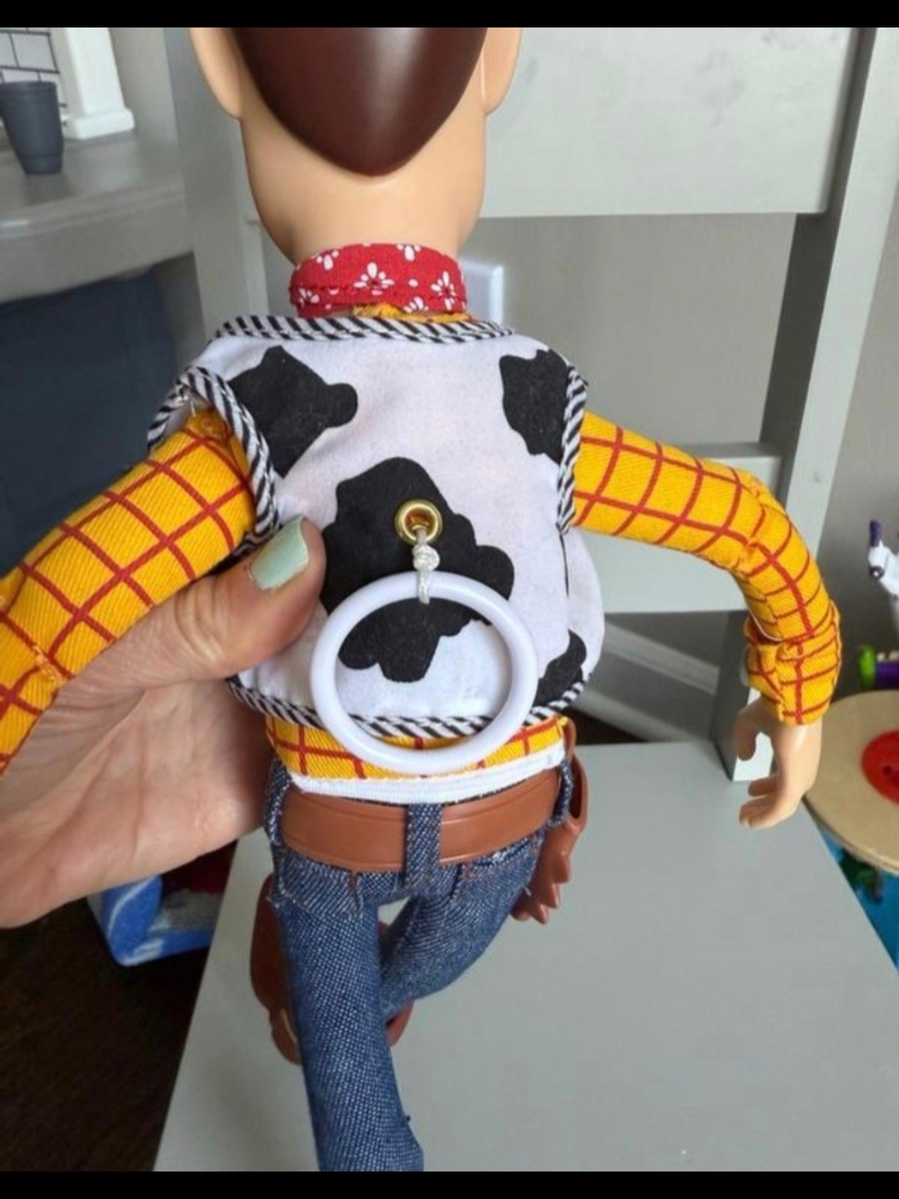 TALKING Disney Toy Story 16"Sheriff Woody Talking Pull String NWT - Picture 3 of 5